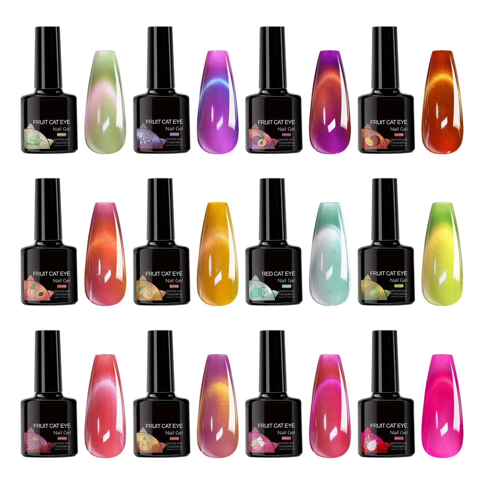 Smalto gel per unghie con effetto gatto, per donne
