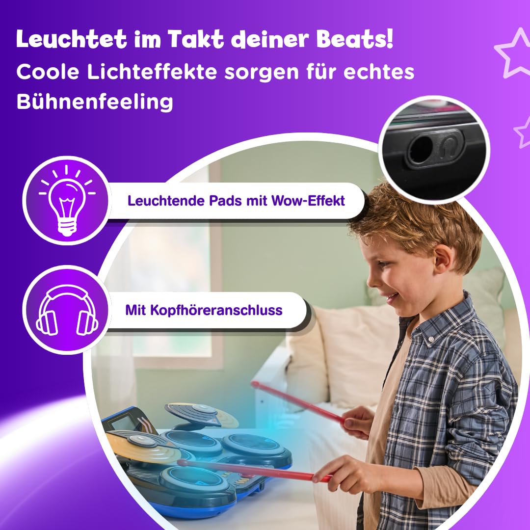 Test De La VTech Kidi DJ Mix : Platine DJ Enfant 12 En 1 Avec Bluetooth Et Pads Lumineux