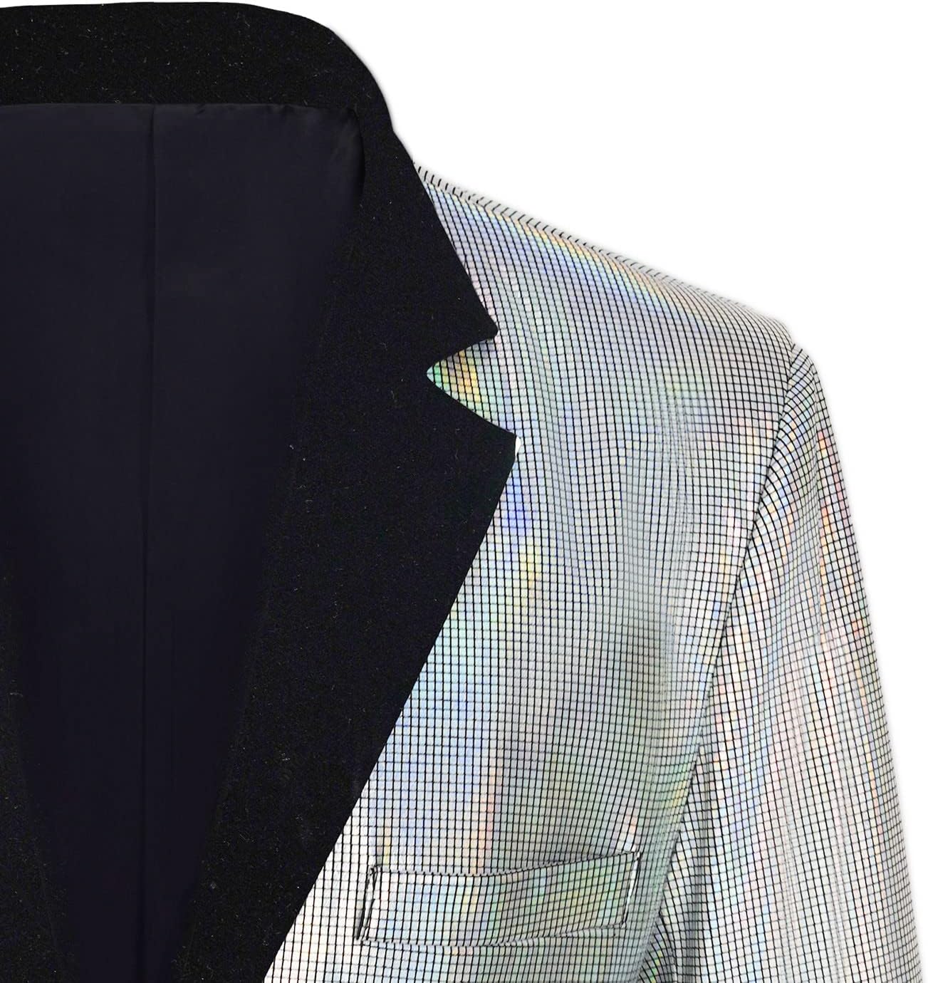 Men's 70s Outfit Disco Suit Shiny Party Outfit Sequin Costume - Image 4