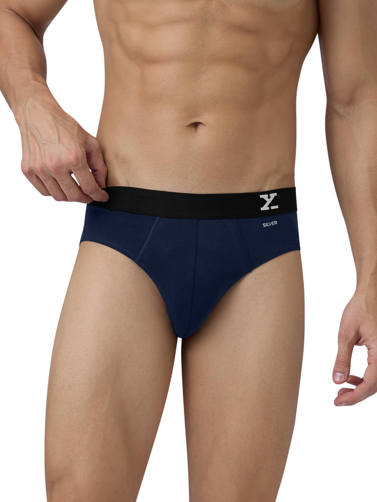 Men's Aero Super Combed Cotton Regular Fit Solid Antibacterial Briefs with No Marks Waistband-image-16