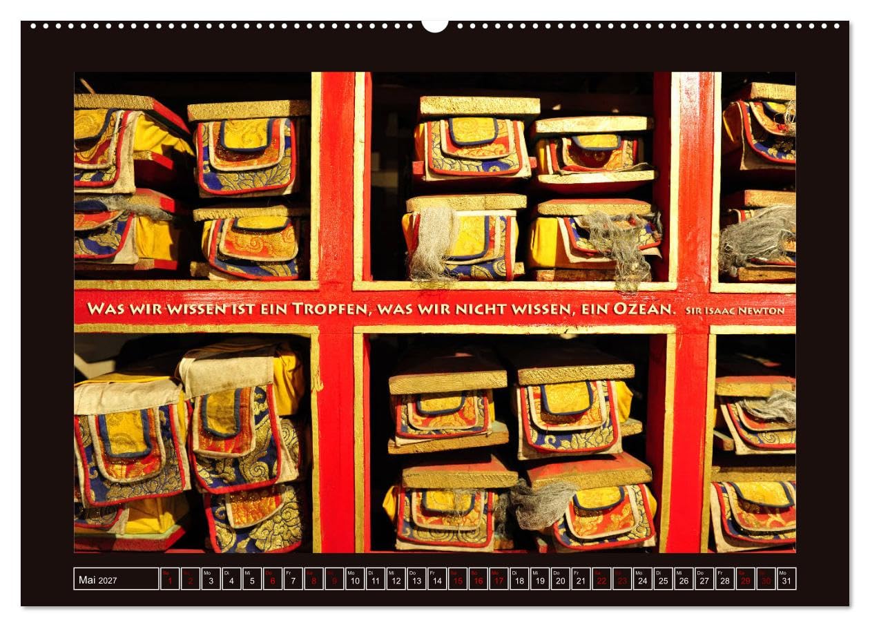 Tibet - Tibet - Tibet 2027 (hochwertiger Premium Wandkalender 2027 DIN A2 quer), Kunstdruck in Hochglanz: In diesem Kalender finden Sie Bilder aus dem ... Bild inhaltlich ergänzen. (CALVENDO Glaube)