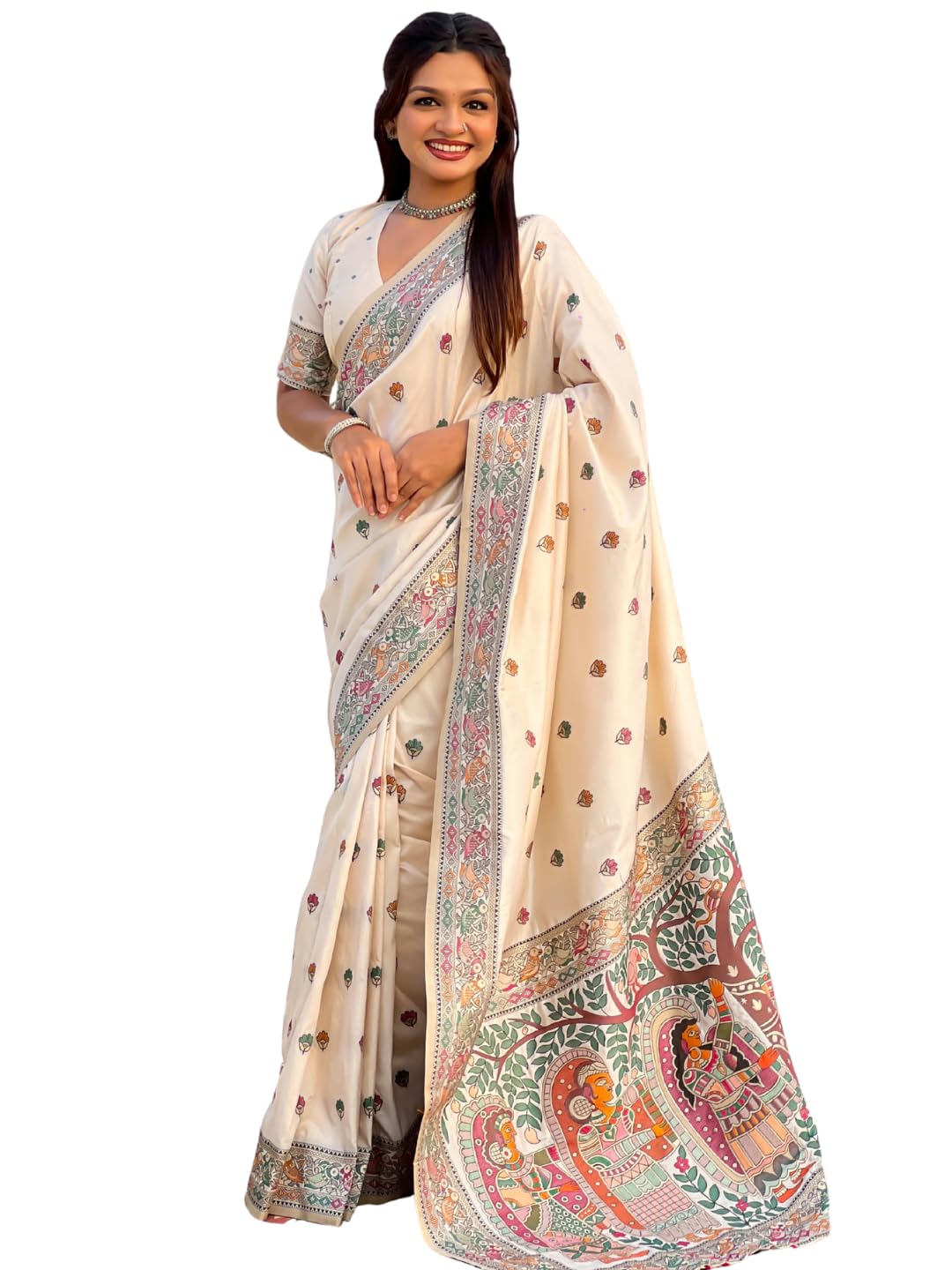 elite weaves Baluchari Silk Zari Woven Saree-picture-27