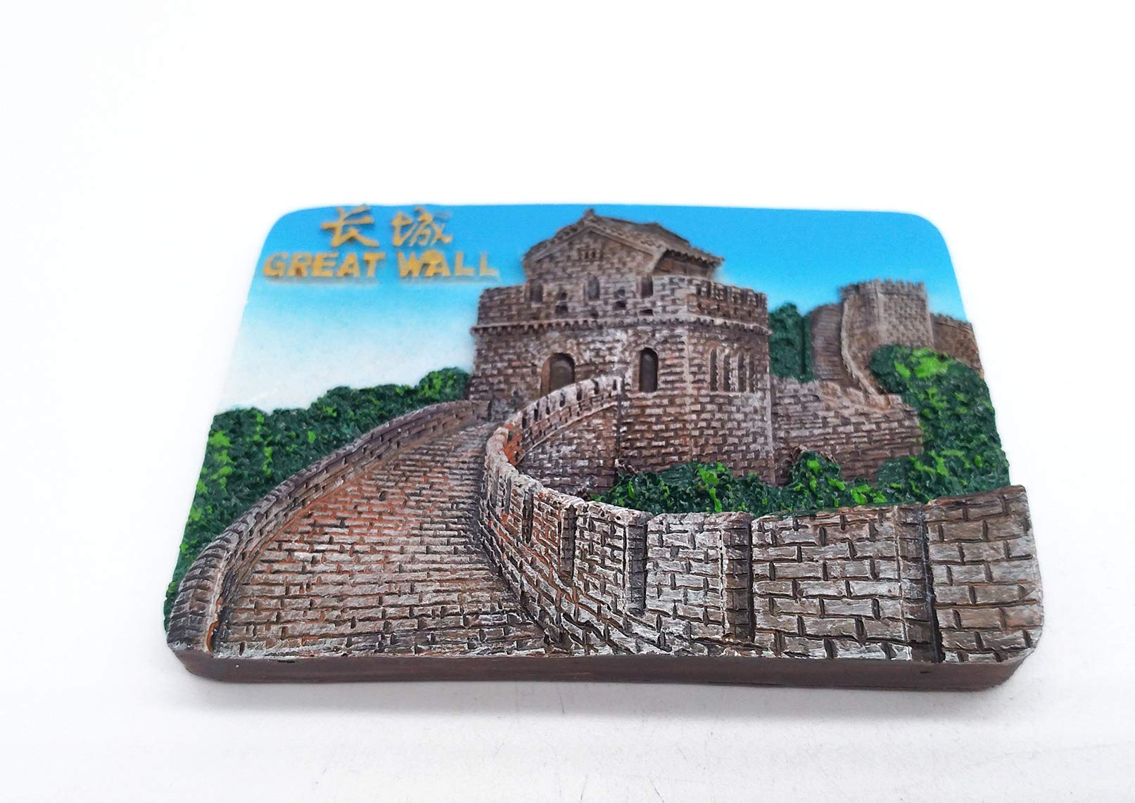 MUYU Magnet Guangzhou - Calamita da Frigorifero in Porcellana 3D, Souvenir da Viaggio, Collezione Regalo per casa e Cucina