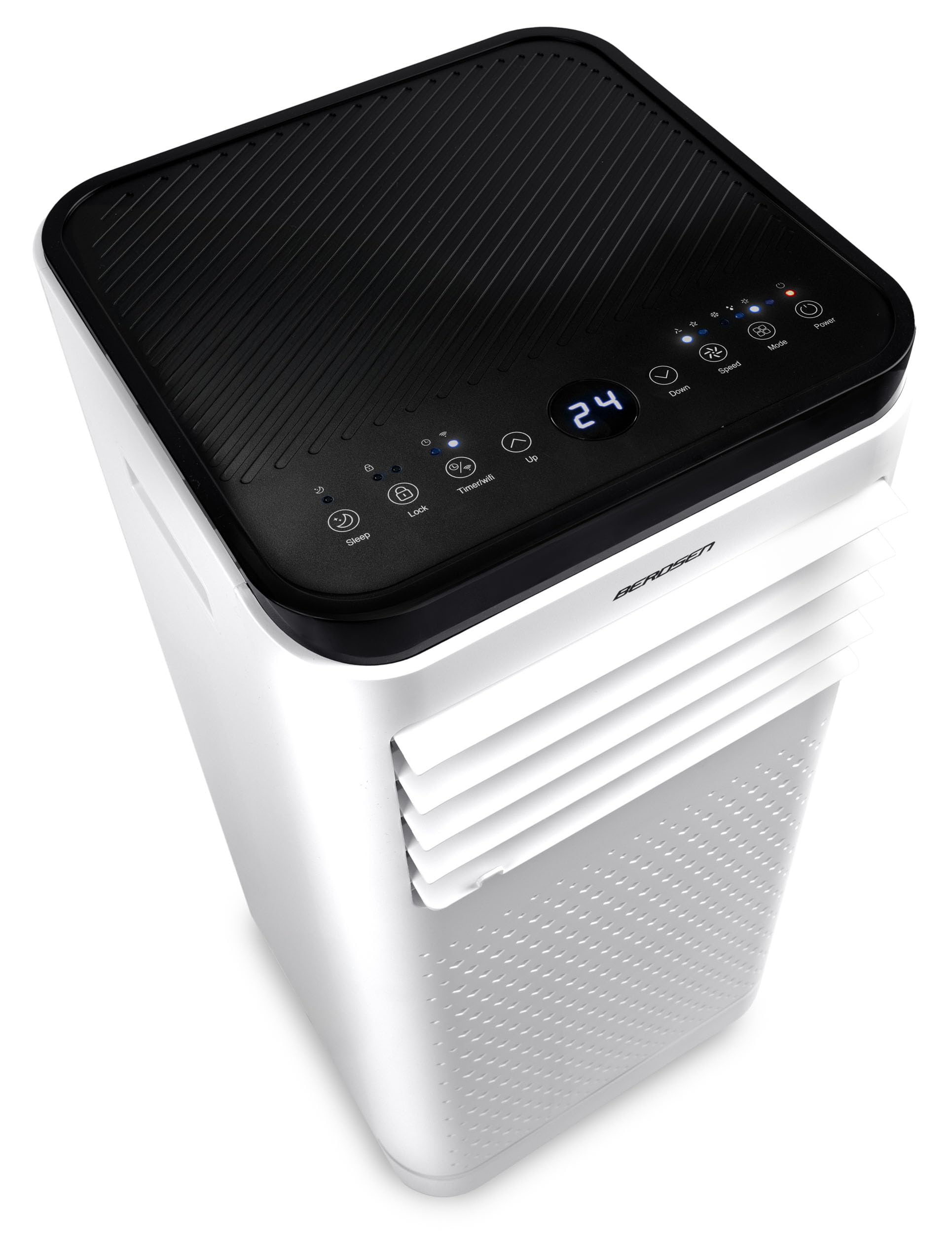 Berdsen Condizionatore portatile 9000 BTU - 4 in 1 con ventola, deumidificatore, modalità sleep - Tuya Smart App - Efficienza energetica