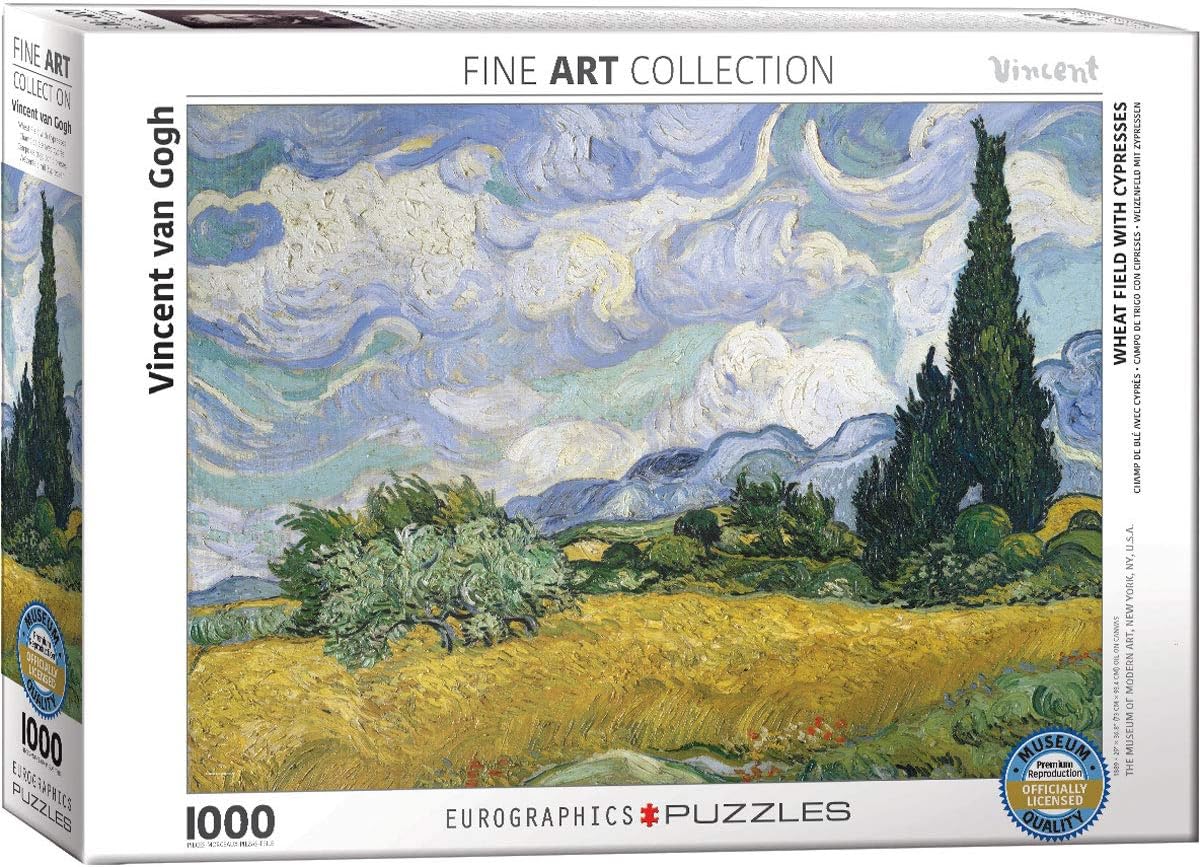 Wheat Field with Cypresses by Vincent Van Gogh