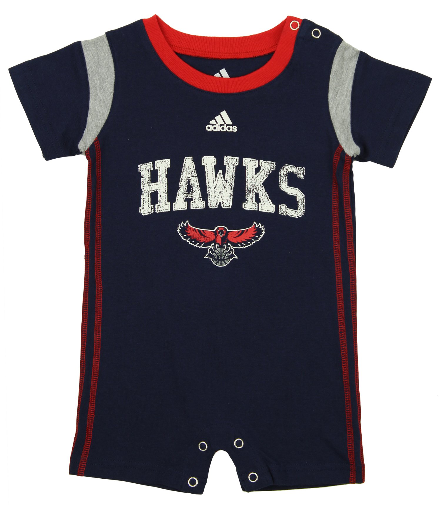 Outerstuff NBA Infants Atlanta Hawks Jump Ball Romper, Navy 24 Months