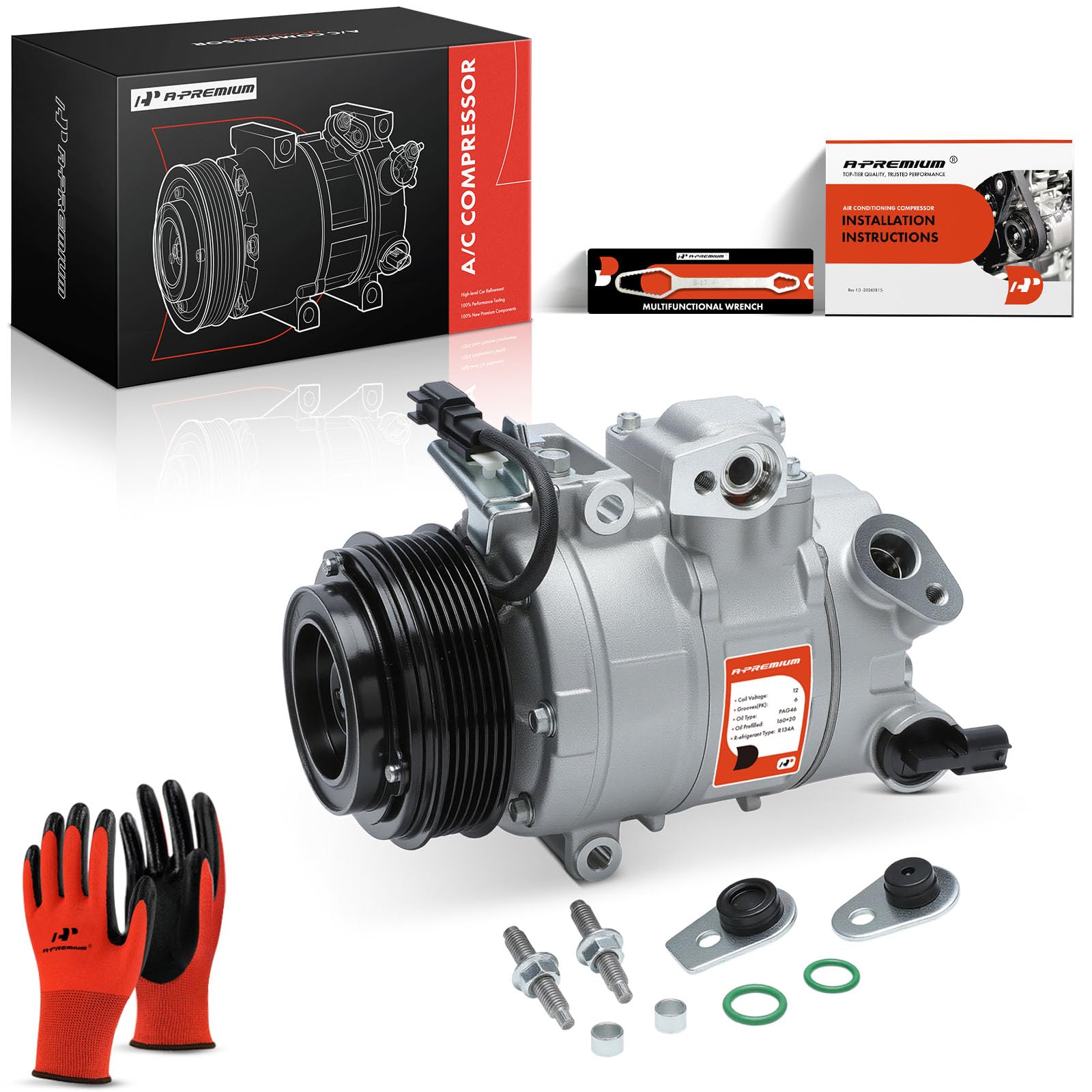 Amazon.com: A-Premium A/C Compressor with Clutch Compatible with