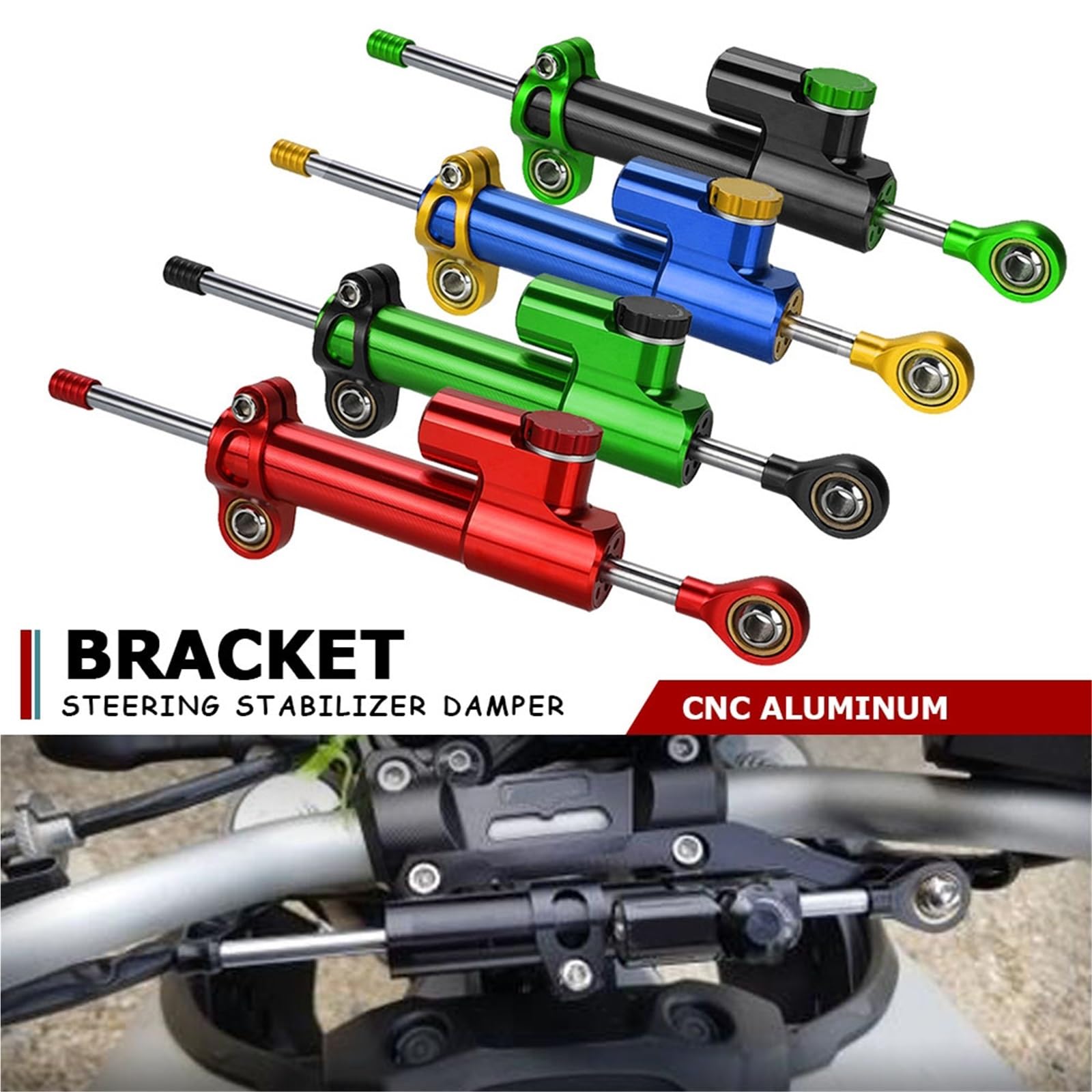 Amortisseur De Stabilisation Direction Moto, Support Contrôle Sécurité, Montage pour MV pour Agusta Brutale 675 800 RR 910 BRUTALE675 BRUTALE800