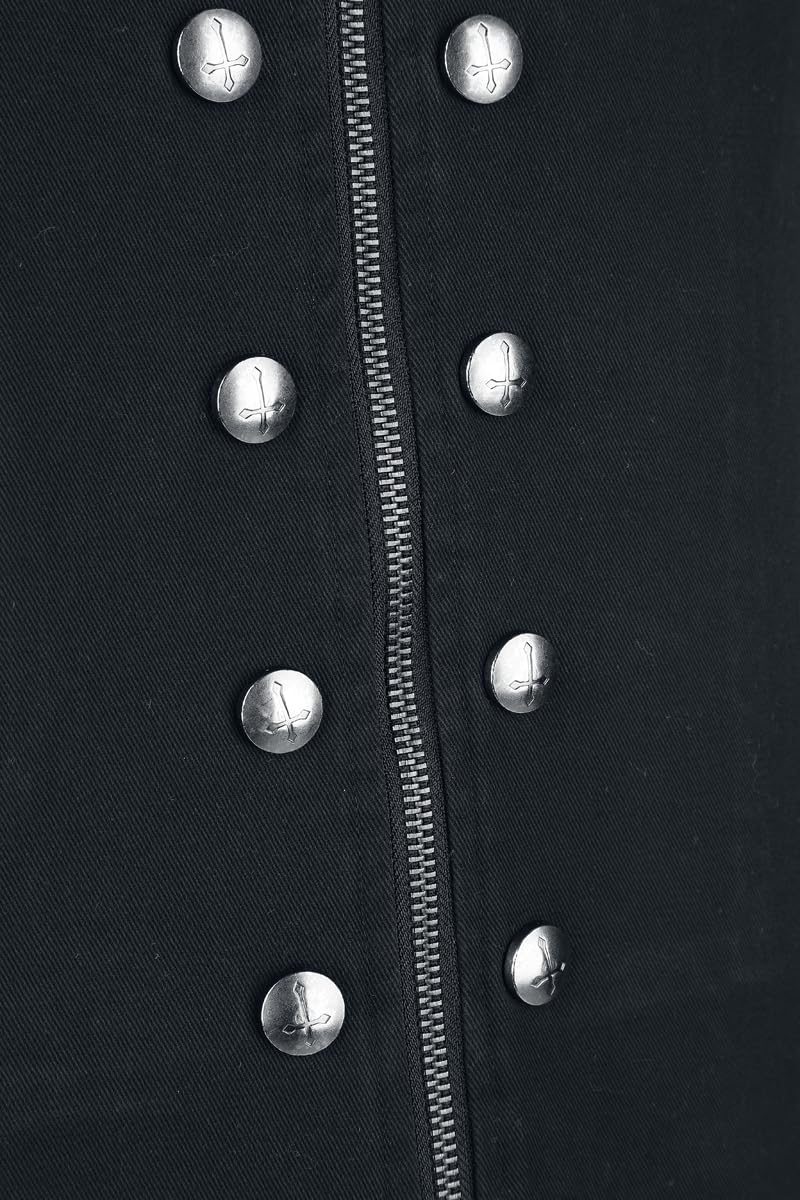Gothicana by EMP Uomo Gilet Countess Bathory nero