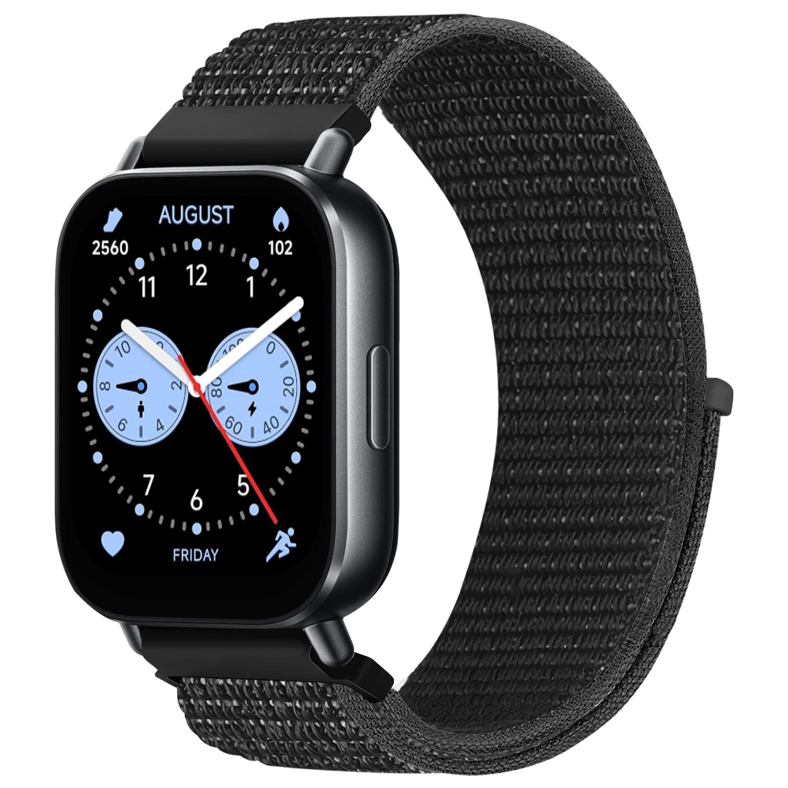 [enkic] 22mmバンド対応 Xiaomi Redmi Watch 5 Lite/Redmi Watch 5 Activeスマートウォッチ ベルト 22mm クイックリリース、ナイロン時計交換用バンド、調整可能スマートウォッチ ベルト、女性男性用