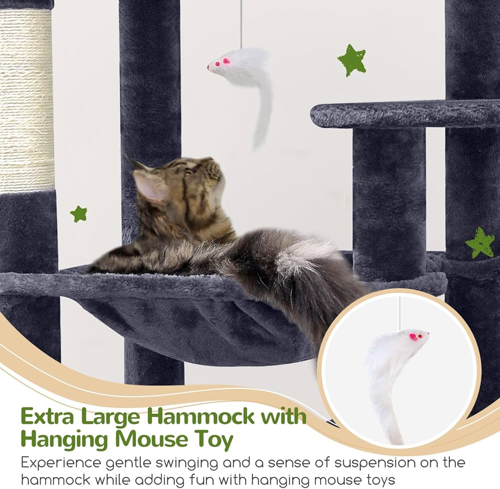 Amazon.com : Globlazer Heavy Duty Cat Tree, 70 inch Sturdy Cat Amazon.com : Globlazer Heavy Duty Cat Tree, 70 inch Sturdy Cat