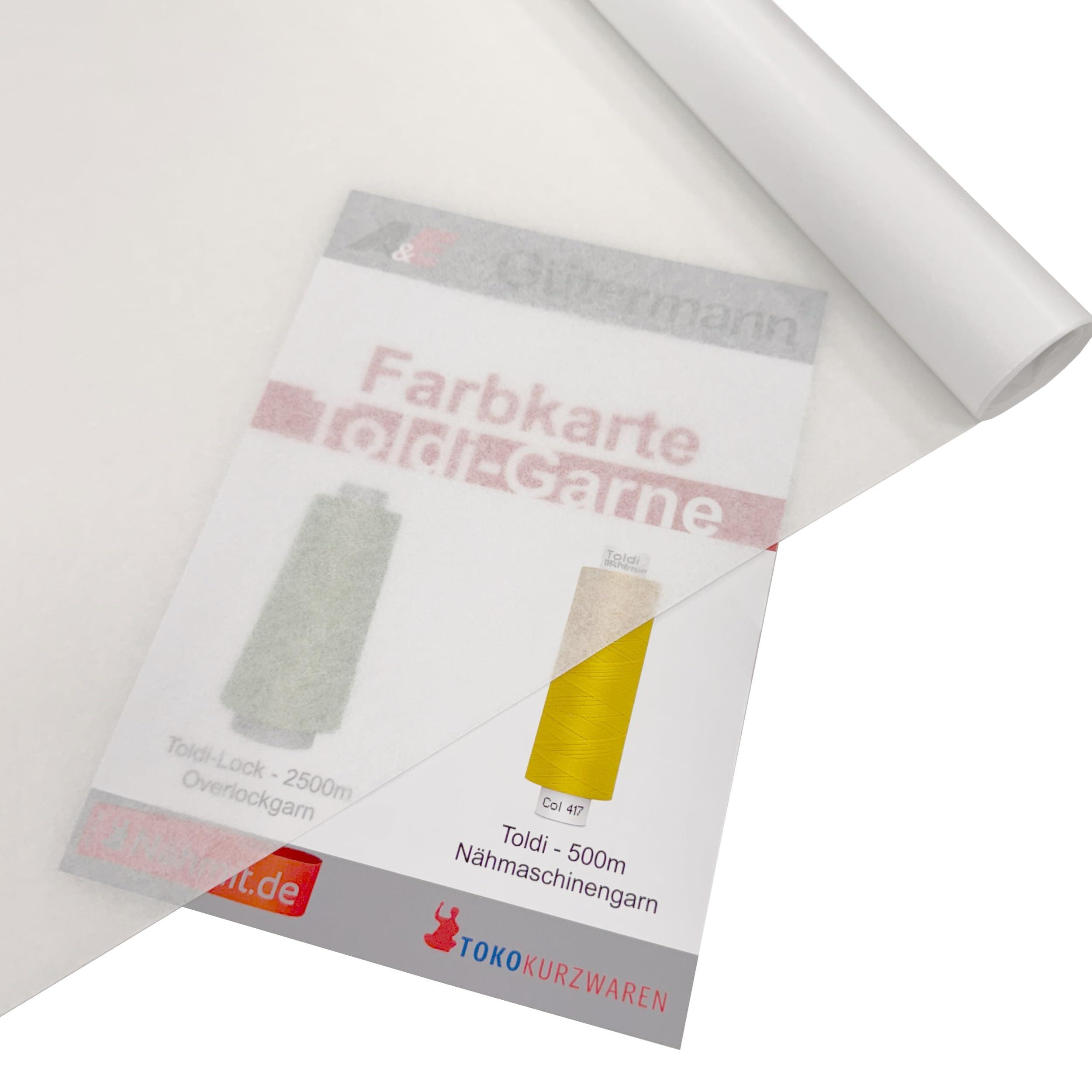 NÄHMIT - Schnittmusterpapier (60cmx15m) Schnittmuster abpausen leicht gemacht! Vielseitig verwendbares Transparentpapier zum Nähen, Skizzieren, Basteln und Verpacken