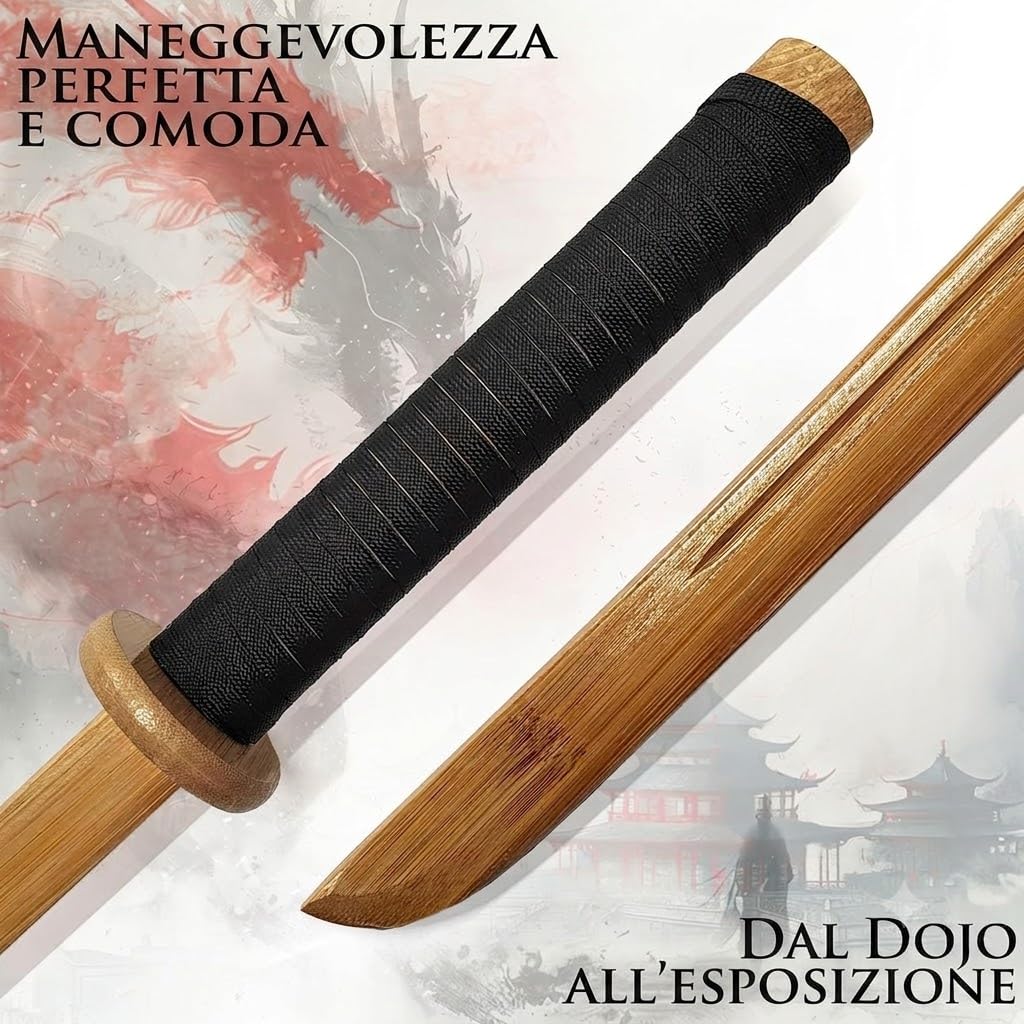 Bokken in legno, Shinai, Katana Wakizashi Tanto, accessori per armi da spada Kendo in legno, allenamento kendo spada, spada samurai