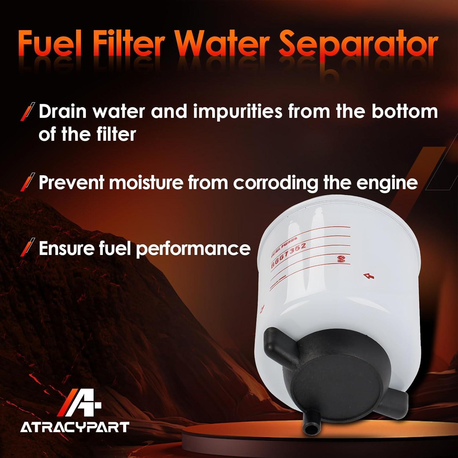 Filter Kit Compatible with Bobcat MT52 MT55 MT85 MT100 Mini Track Loaders,Air/Fuel Water Separator/Hydraulic Oil Filters Replaces 6687262, 6687263, 6667352, 6677652, 6671057