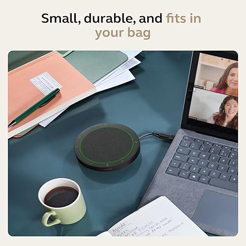 Miniatura 6 de Jabra Speak2 75 (edición 2025) Altavoz inalámbrico Bluetooth  4 micrófonos con cancelación de ruido, altavoces de 2.559 in  Nueva función de