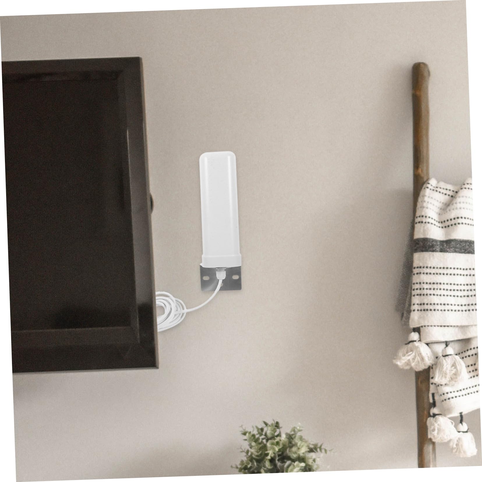 NOLITOY Antenne Extérieure Omnidirectionnelle 4g 3g pour Intérieur et Extérieur en Métal et Plastique Support Plein Bande pour Augmenter Signal WiFi