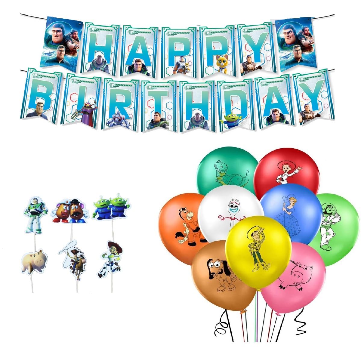 Amazon.co.jp: トイストーリー 誕生日 飾り付け パーティー