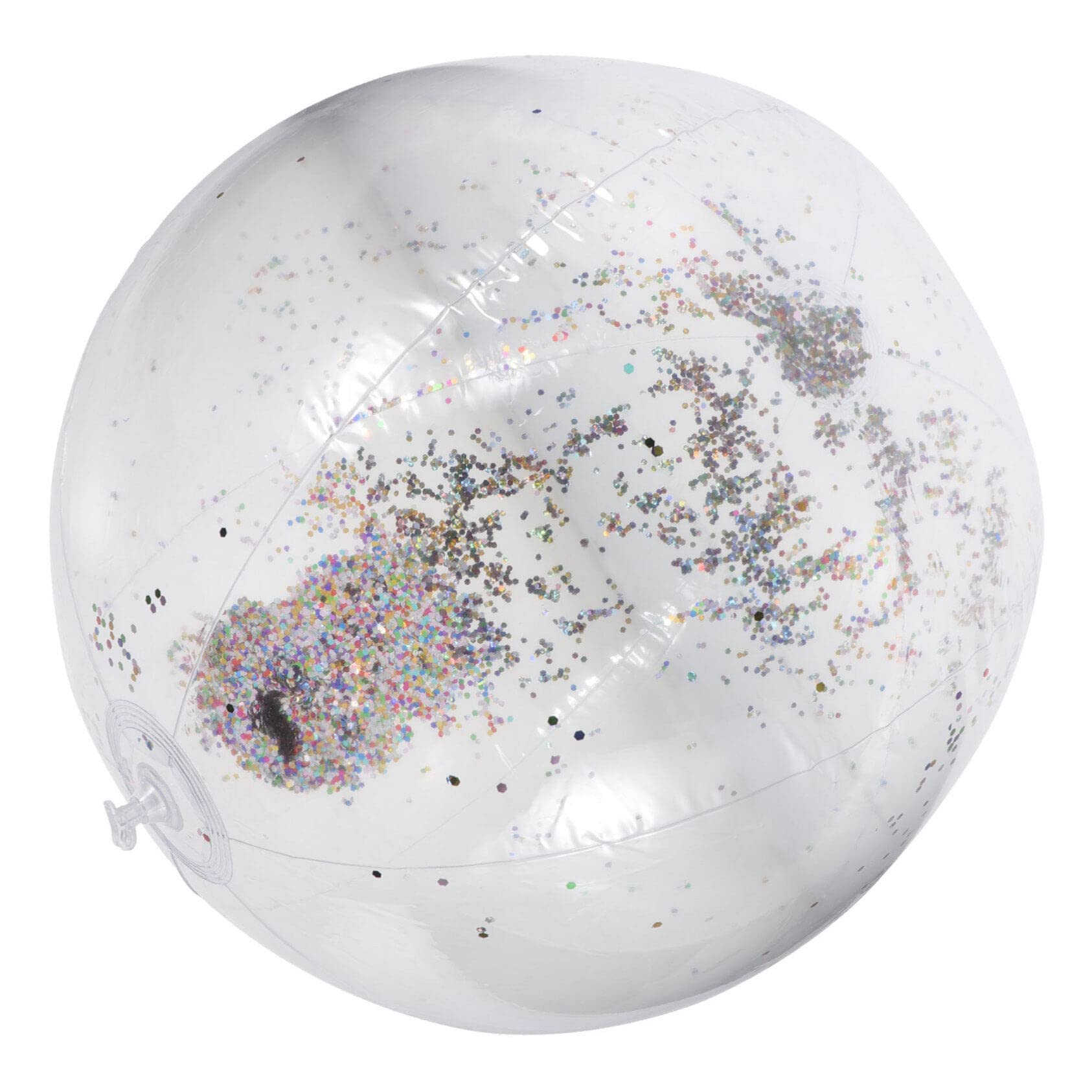 INOOMP 3 Set Palla di Paillettes Gonfiabile Palla da Biliardo Gonfiabile Pallone da Spiaggia Galleggiante Globo Gonfiabile Plastica Estate Bambino Che Fa i Primi Passi Palla a Bolle