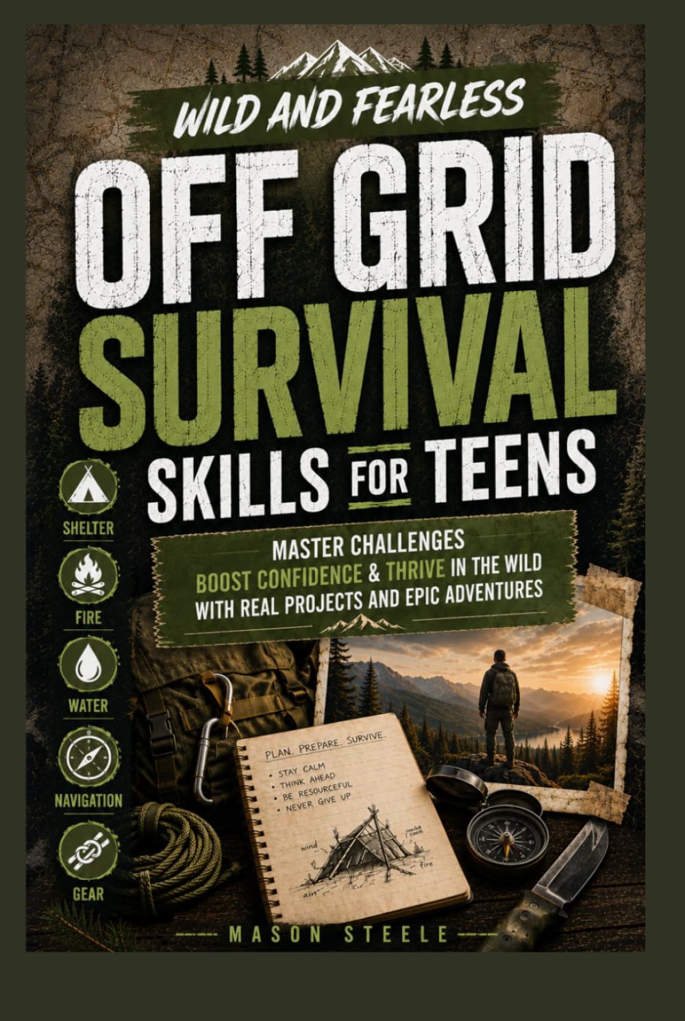 WILD AND FEARLESS OFF-GRID SURVIVAL SKILLS FOR TEENS: MASTER CHALLENGES, BOOST CONFIDENCE, AND THRIVE IN THE WILD WITH REAL PROJECTS AND EPIC ADVENTURES