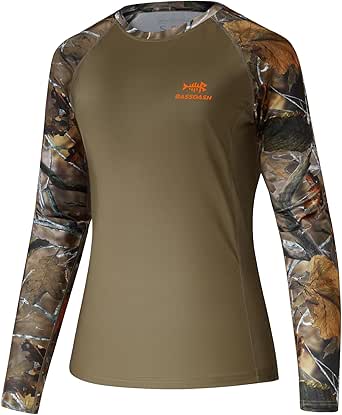 Bassdash Men's UPF 50 Performance Fishing Shirt Cooling Hoodie Camo Long Sleeve Fs18m - View #8
