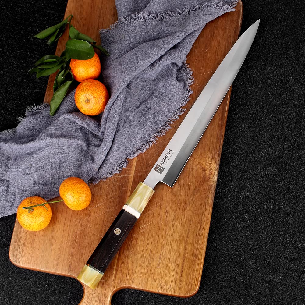 Amazon | KEENSUN 柳刃包丁 刃渡り270mm ステンレス鋼 刺身包丁