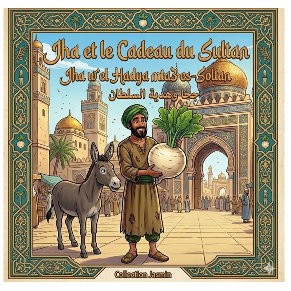 JHA et le cadeau du SULTAN: Conte trilingue français,Arabe et derja Tunisien - Une légende de Tunisie (COLLECTION JASMIN)