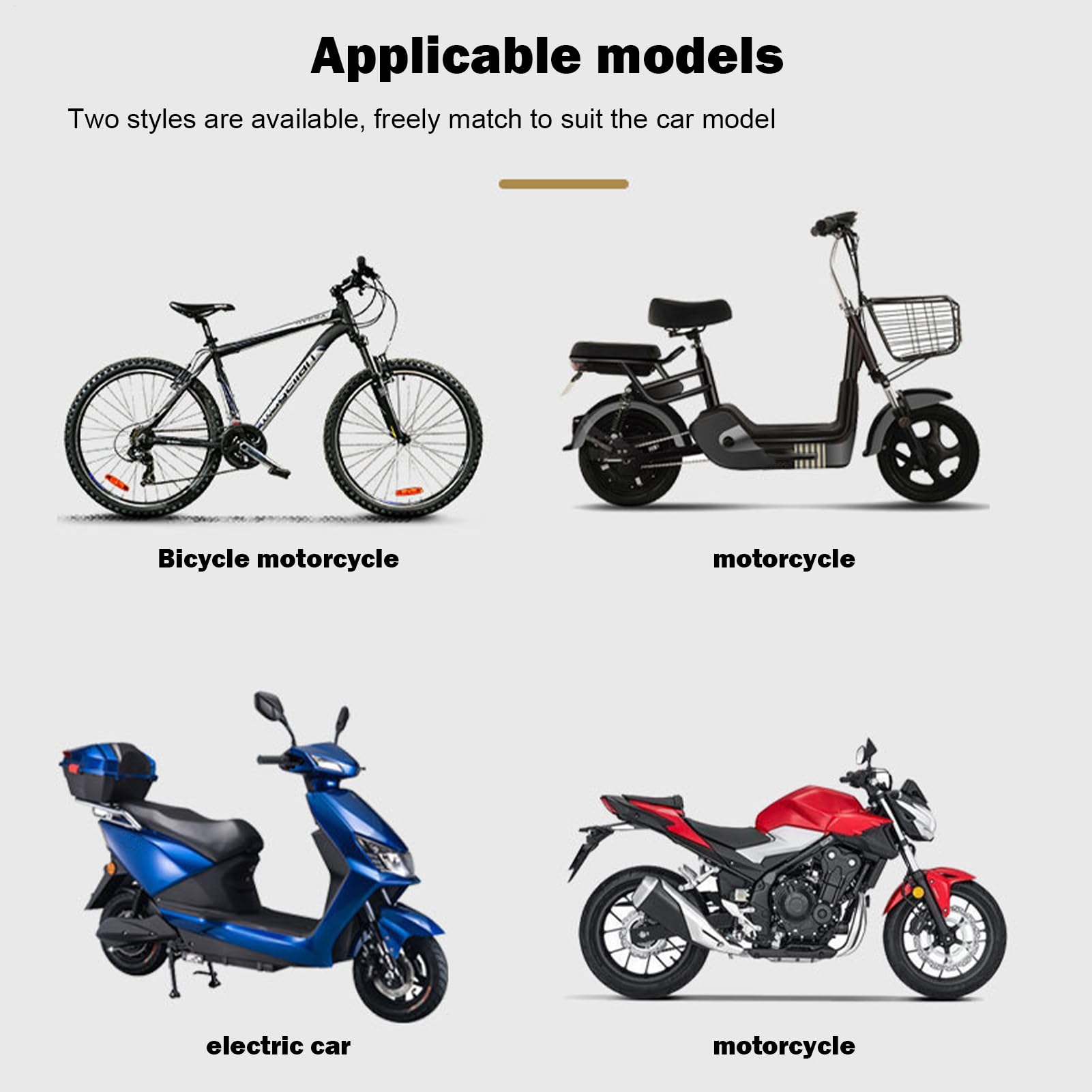 Soporte Móvil Moto Abrazadera de Manillar con Amortiguación