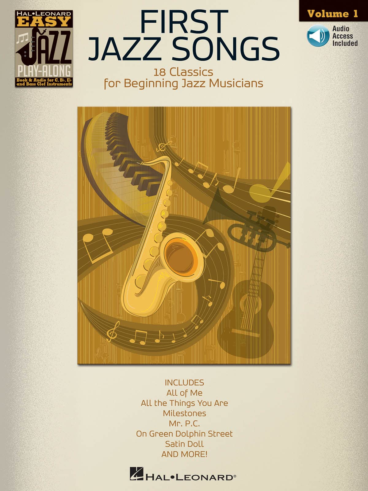 First Jazz Songs - Easy Jazz Play-Along Volume 1 Book/Online Audio (Easy Jazz Play-Along, 1)