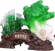 Amazon.com: 百财如意工艺品玉白菜Jade Cabbage Ornaments