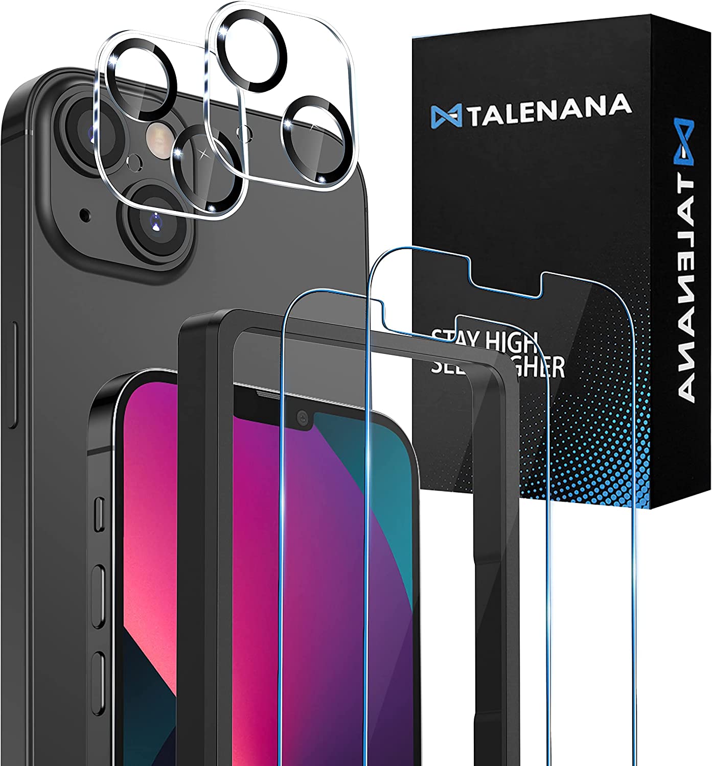 Apple iPhone 13mini 本体、ガラスフィルム2枚付き Amazon.co.jp: 【2+2枚セット】対応 iPhone13 mini ガラス