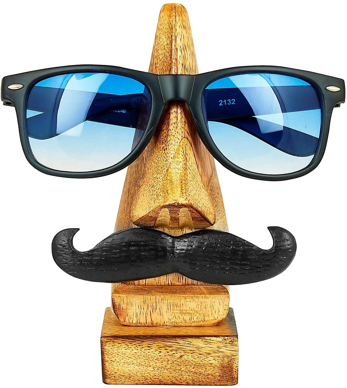 Crafts CollecTion Store Thoughtful Birthday Day Gift Ideas Handcrafted Rosewood Reading Glasses Stand Spectacle Stand or Eye Glass Holder Wooden Tabeltop Display Stand 6 Inches Housewarming Gift Ideas