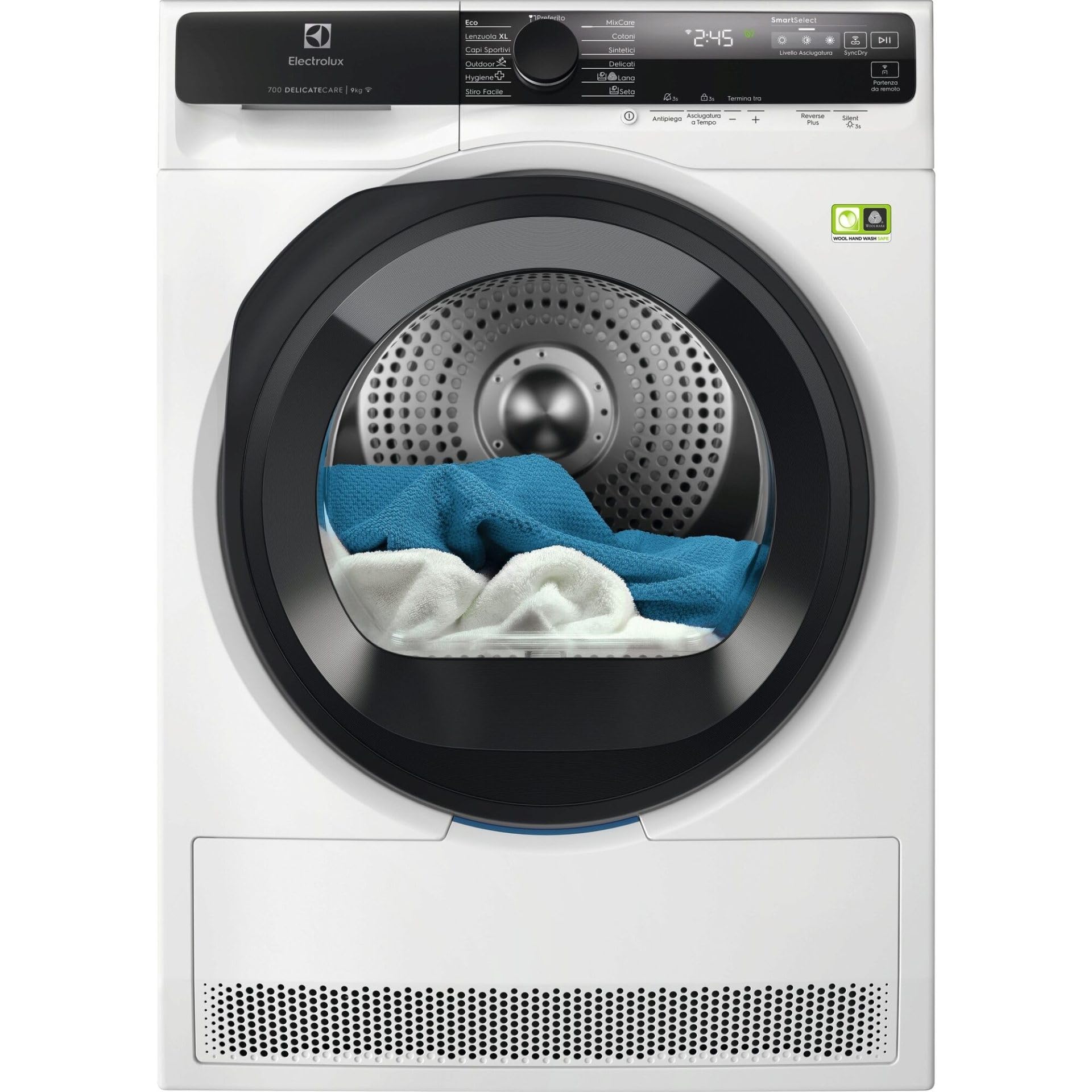 EW7H59GY - Asciugatrice con pompa di calore, 9 kg, Libera Installazione, Classe energetica A+++