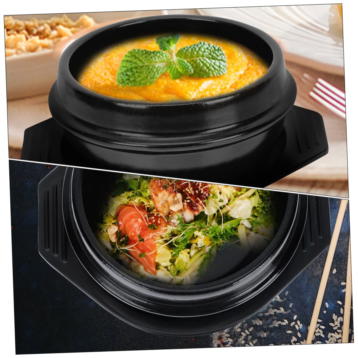 Amazon | GOOHOCHY セラミック製 多機能調理鍋 料理用スープ鍋 保温性