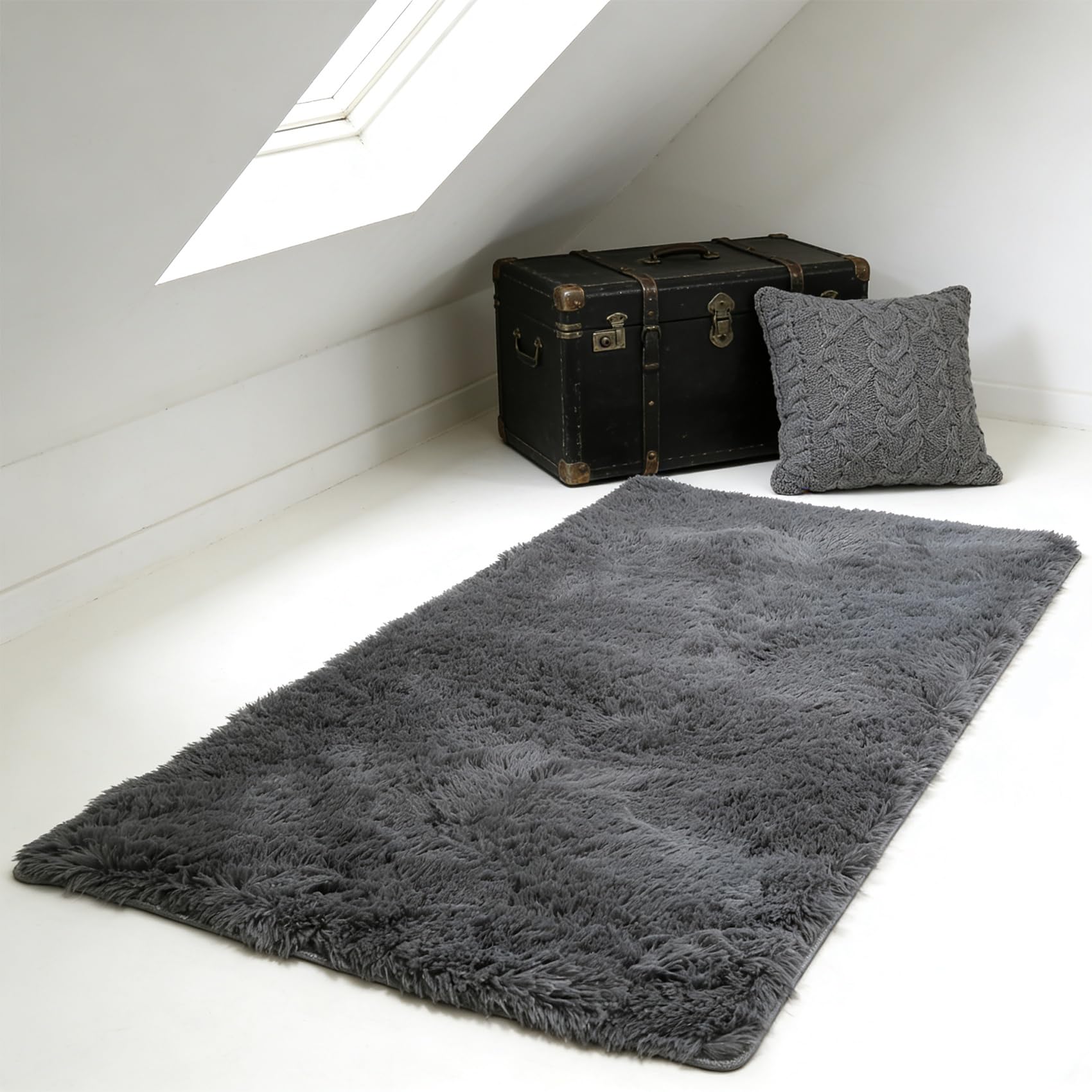 Tapis antidérapant 200x195 cm pour sécuriser et réchauffer les sols froids du salon