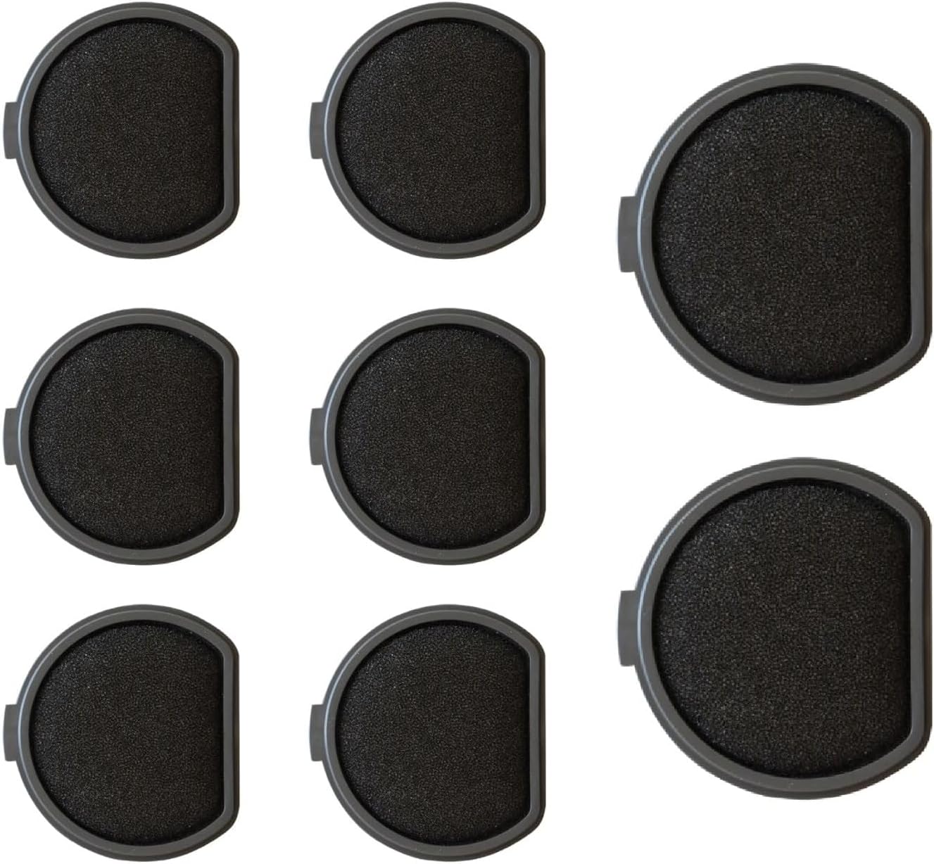 Lot de 4/8 filtres pré-moteur de rechange pour aspirateur AEG QX9-1-50IB/ALRG/ANIM, filtres éponge, lavables et réutilisables (8 pièces)