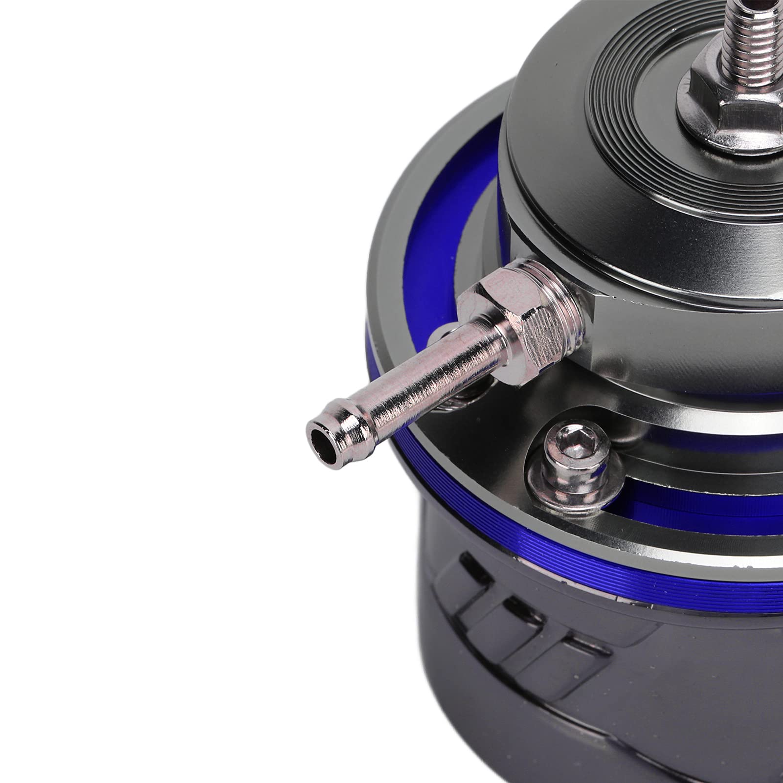 Kit valvola di soffiaggio, kit valvola di scarico ricircolante, valvola di sfiato turbo BOV mm, lunghezza 65 mm, modifica universale (blu)