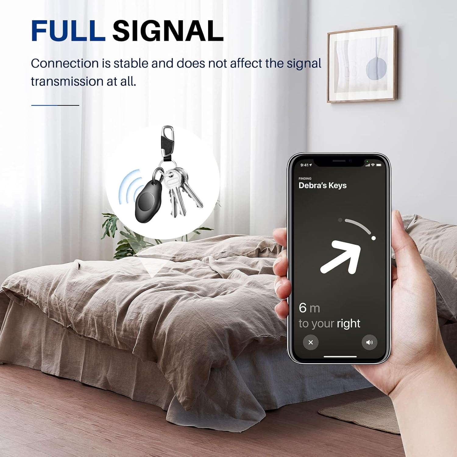 waterproof airtag holder keychain casehonshoop screw full cover protective air tag compatible for apple airtag key ring black 4 pack