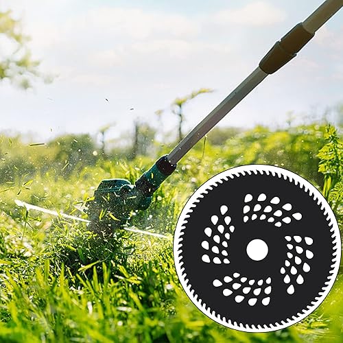 Miniatura 7 de Cokacot Juego de cuchillas de corte de cepillo de 9 x 20 pulgadas y 8 pulgadas x 80T, cuchillas circulares de acero al carbono con adaptadores