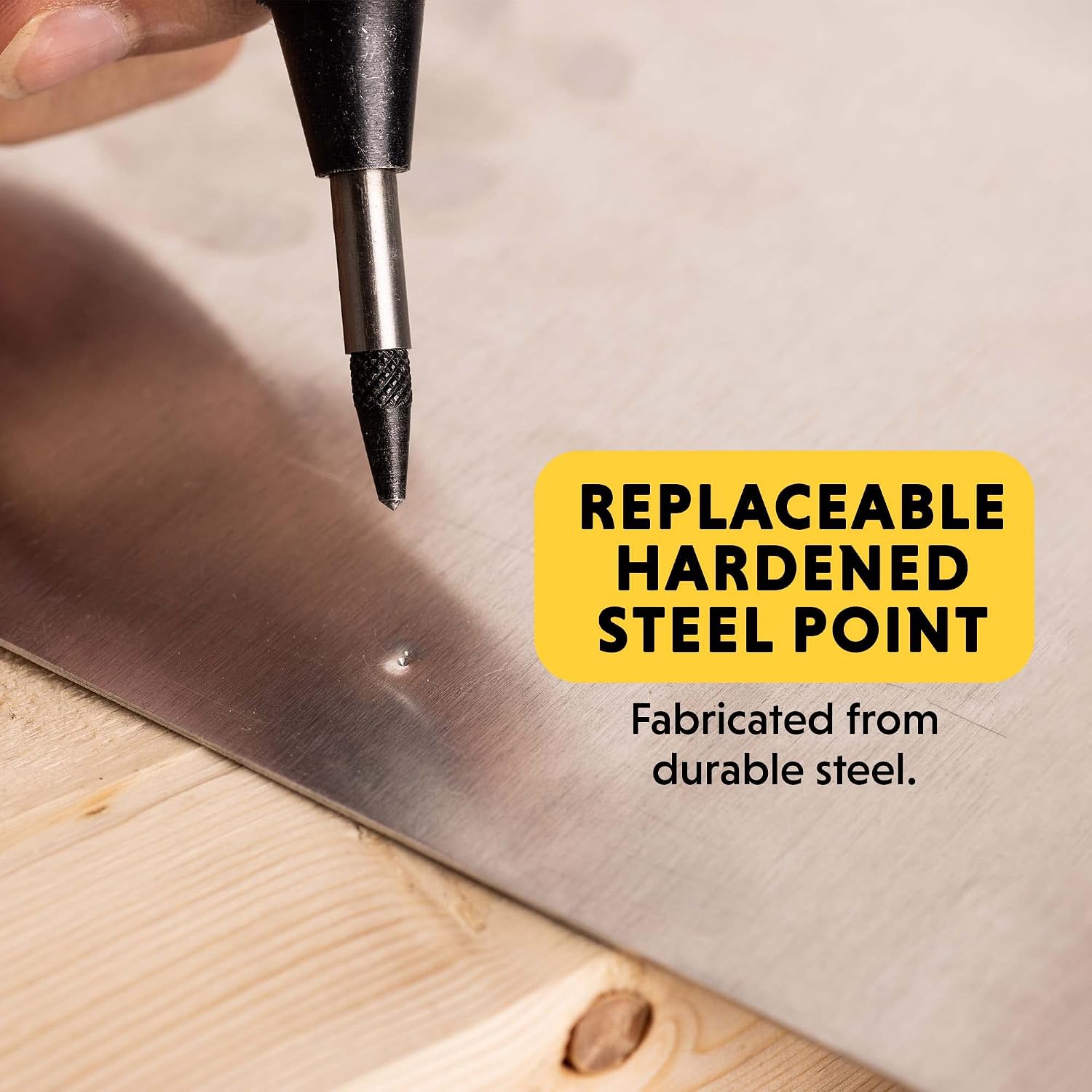 General Tools Mini Heavy-Duty Automatic Center Punch #79 - Nail Punch Tool to Mark and Scribe - Machinist Tools