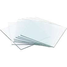 Huanyu 10 ohms ITO Indium Tin Oxide Conductive Coated Glass Low Resistance for Lab Use 30x30x1.1mm, 60