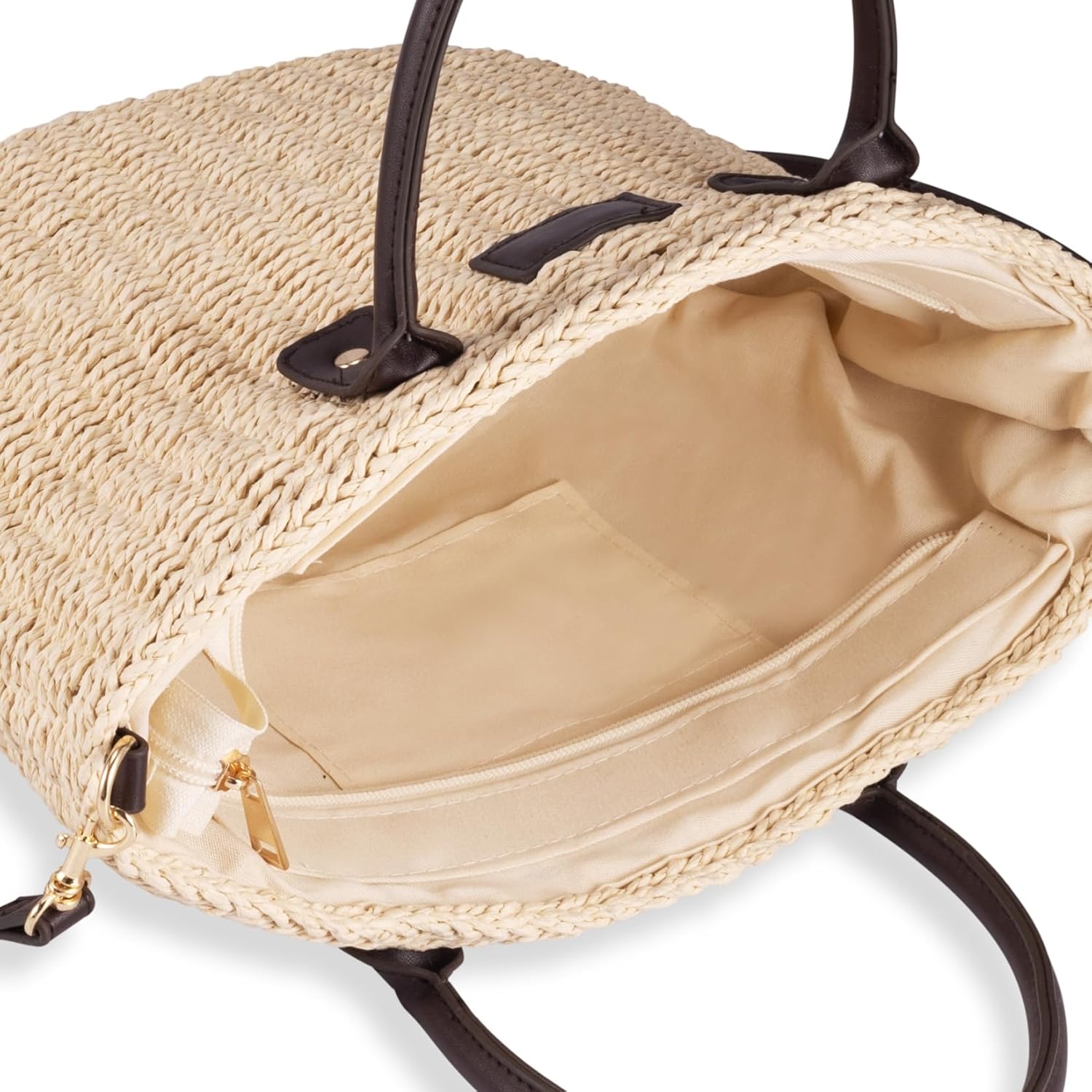 YXILEE Straw Bag for Women - Handmade Women's Straw Purse Bag - Perfect for Summer Vacation Beach Tote - Image 8