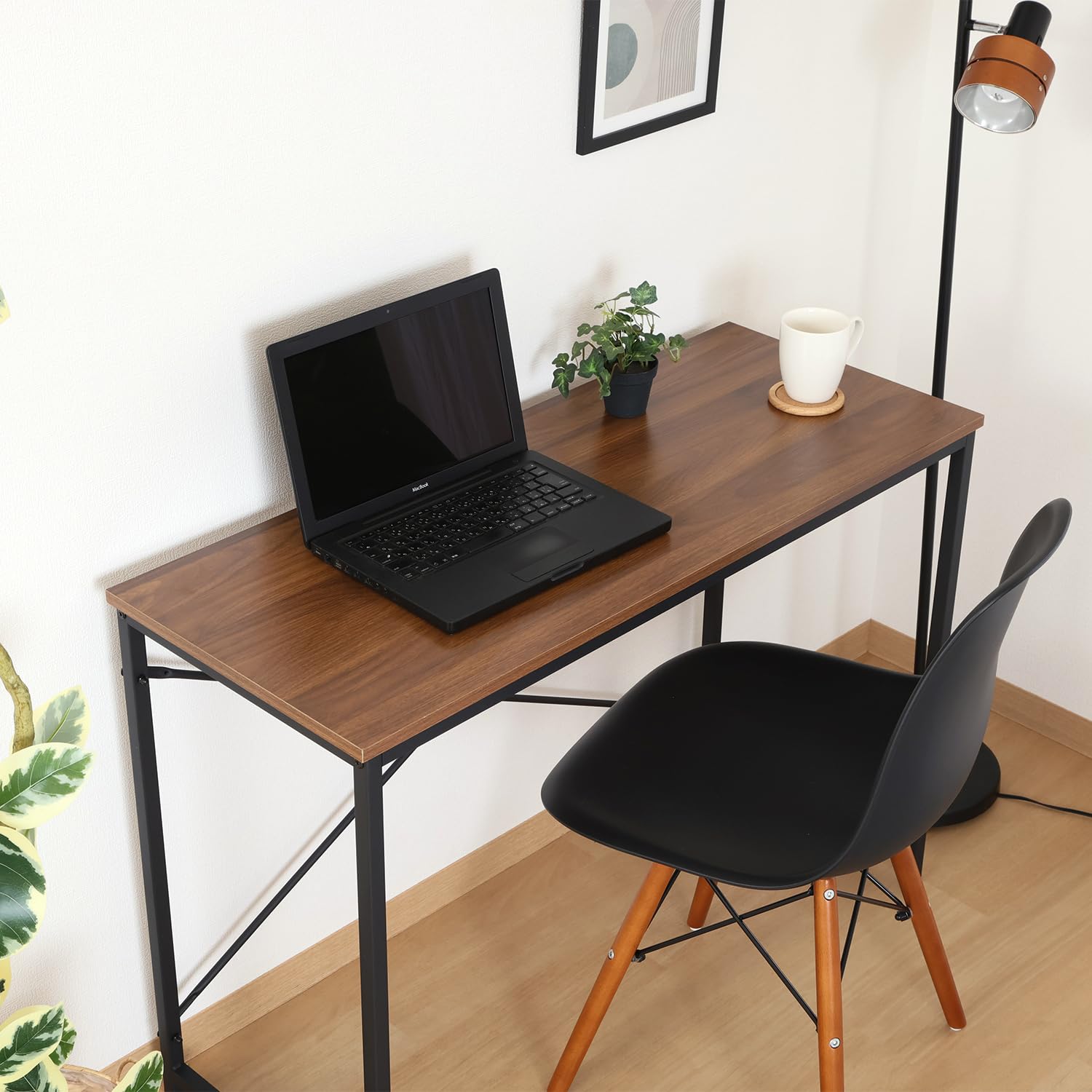 Amazon.co.jp: 不二貿易 シンプルパソコンデスク 組立簡単