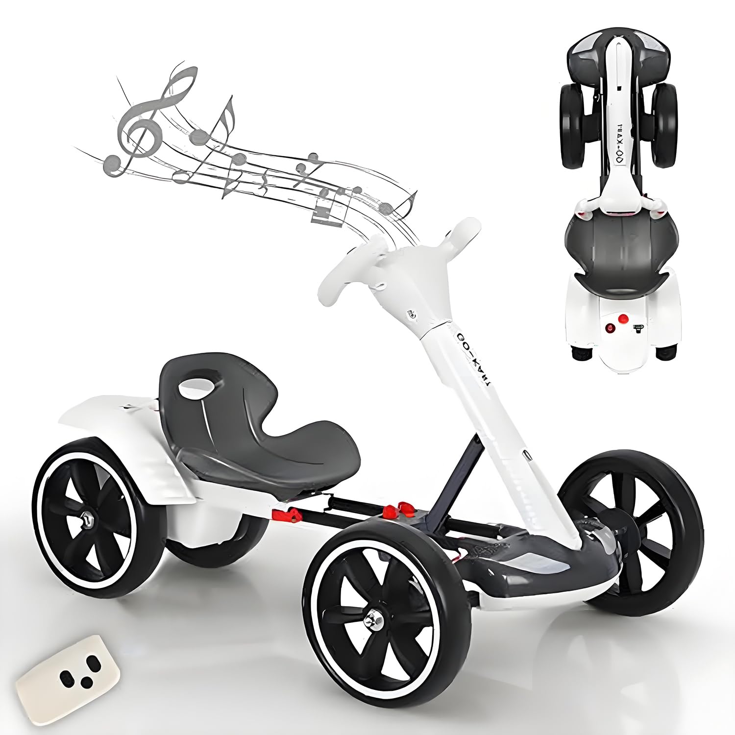 Baby care 三輪車 音楽機能付き ホワイト Amazon.co.jp: 【bc