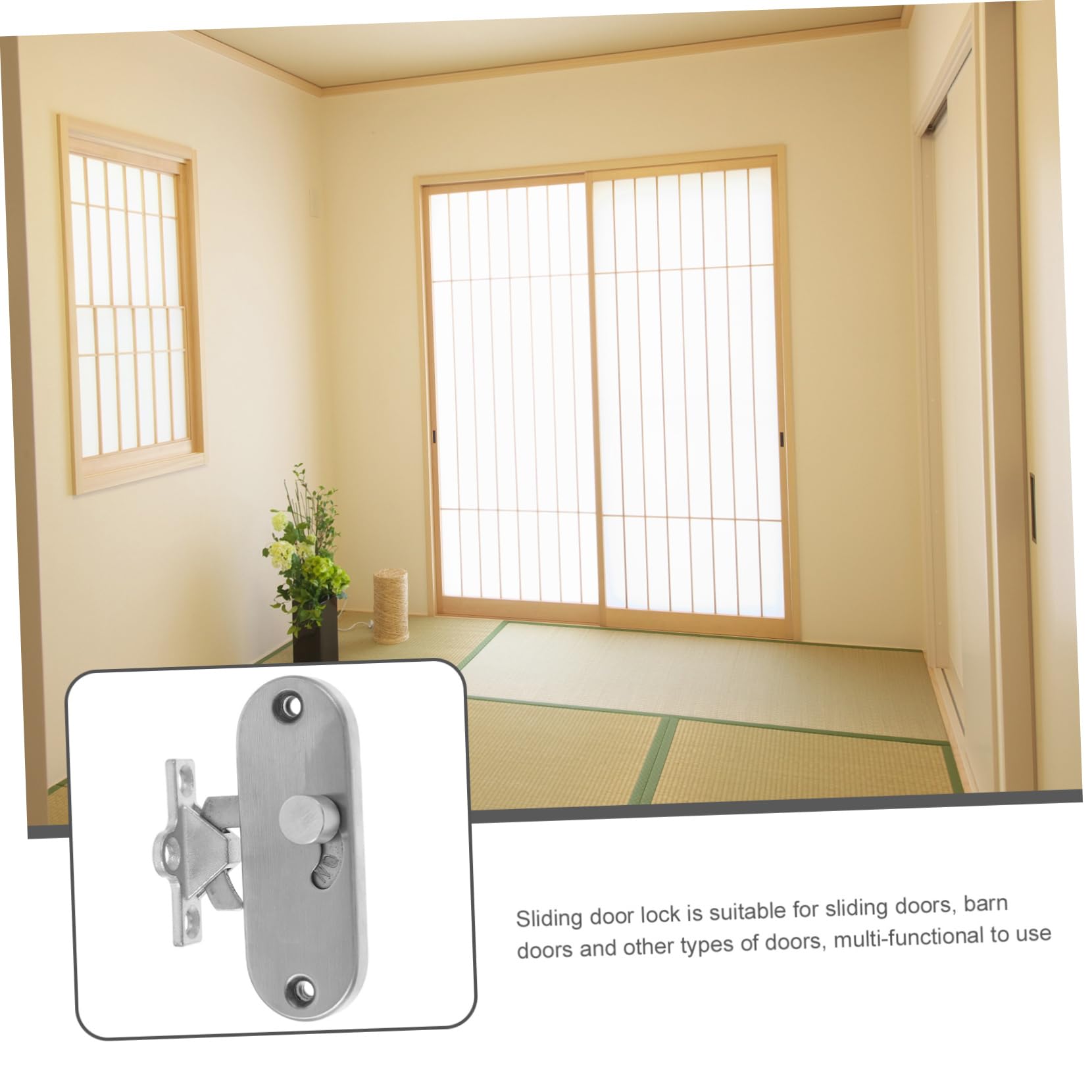 SOLUSTRE 3stücke Barn Door Latch Bolt Türverriegelung Für Schiebetüren Geeignet Für Innen Und Außentüren Einfache Mit Schrauben Schützt Privatsphäre Und