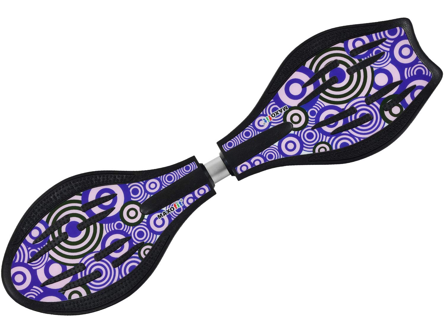 MAXOfit Waveboard Pro Close XL | Jusqu'à 100 kg | Avec roulettes lumineuses LED, sac et accessoires pour enfants
