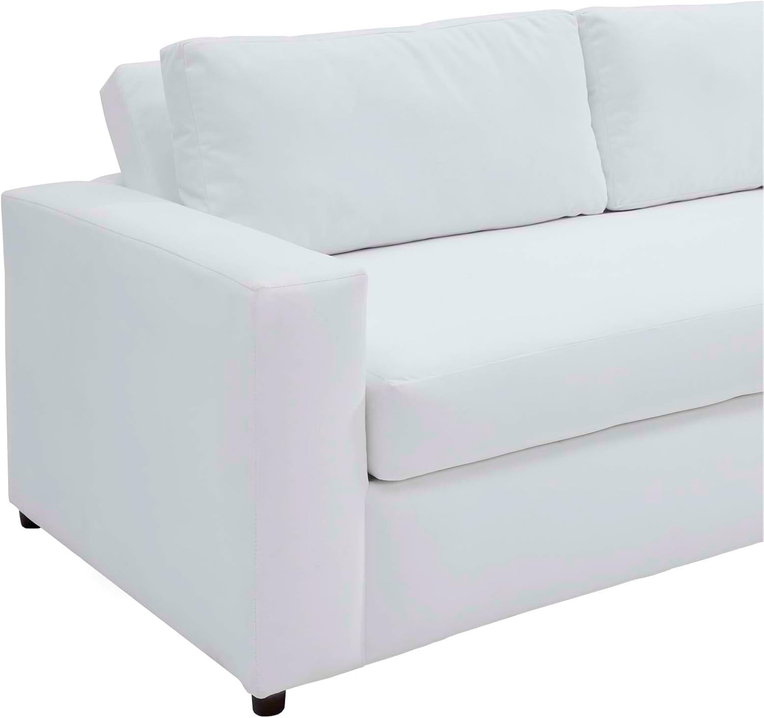 Modway EEI-6185-DWH Avendale Velvet Sofa, Dove White