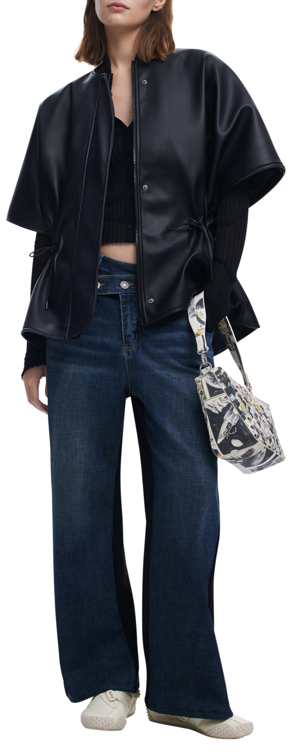 Desigual PONCHO_REVIVAL RICHMOND, 2000 BLACK, U
