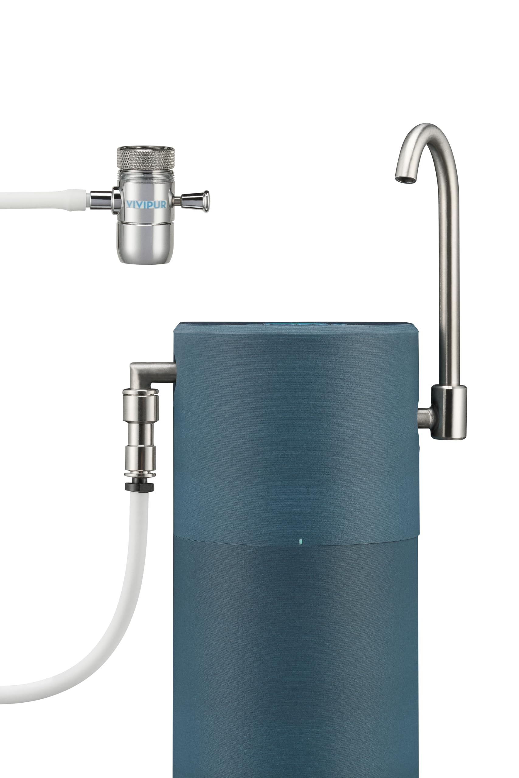 AG5 Filtro Acqua di Ricambio Originale | Cartuccia Antibatterica Ioni Argento 0,5 Micron | Elimina Cloro Batteri Odori | Mantiene Sali Minerali | 6 Mesi | Viviaqua Made in Italy