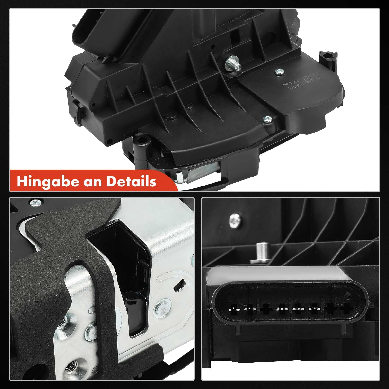 Frankberg Serratura porta serratura auto Anteriore sinistro Compatibile con XC60 156 V60 I 155 S60 II 134 Replace# URO015376