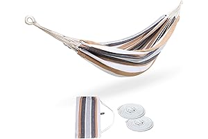 Breezy Canopy Soft Hammock for Outdoor/Indoor Use